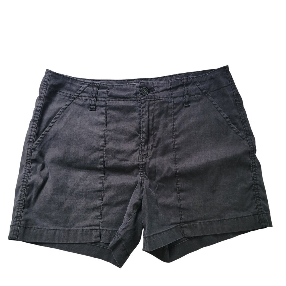 Evereve‎ Size 31 Bold Black Chino Shorts Summer Festival Every Day Casual Cruise